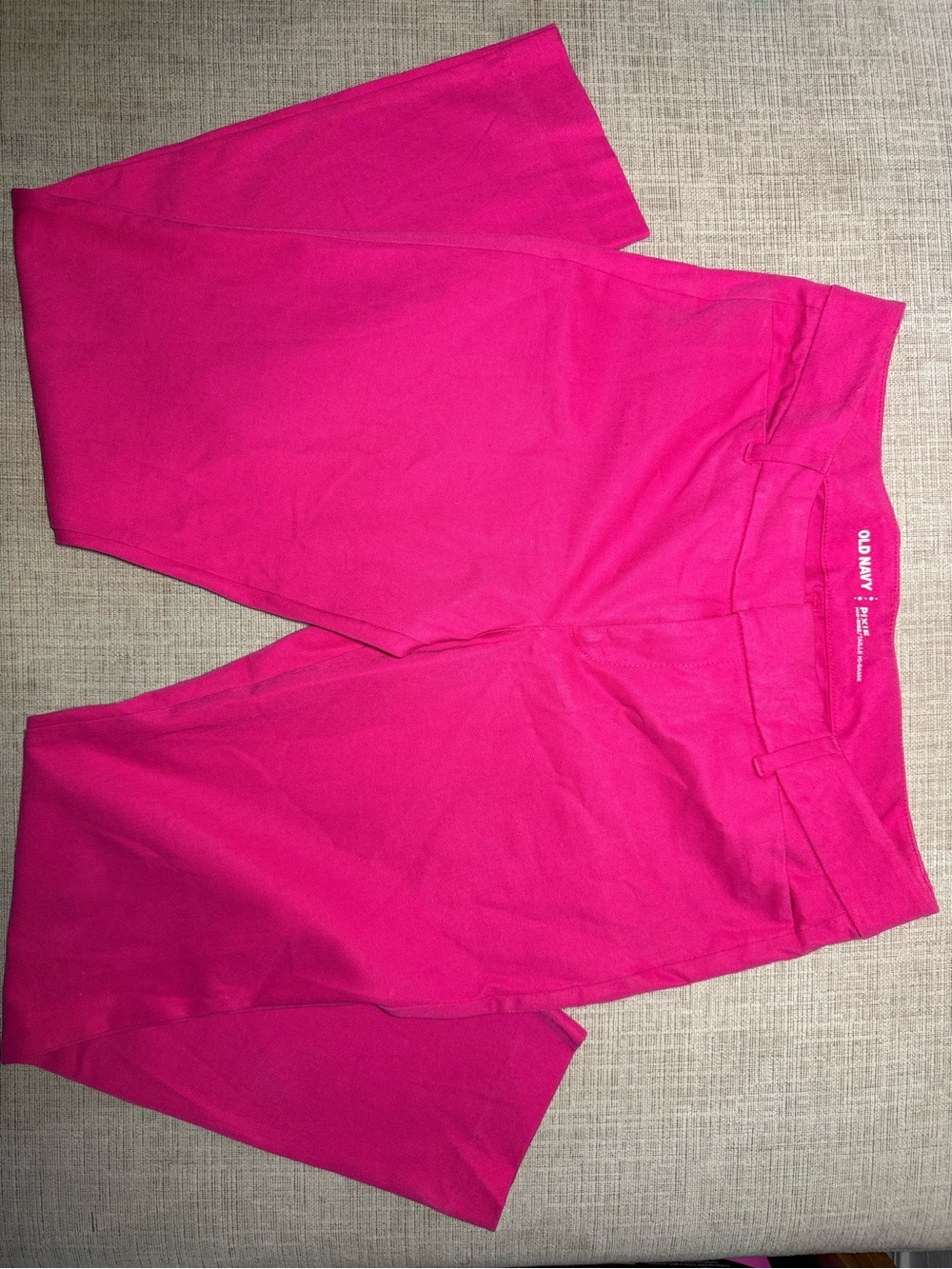 Old Navy pink pixie slim pants